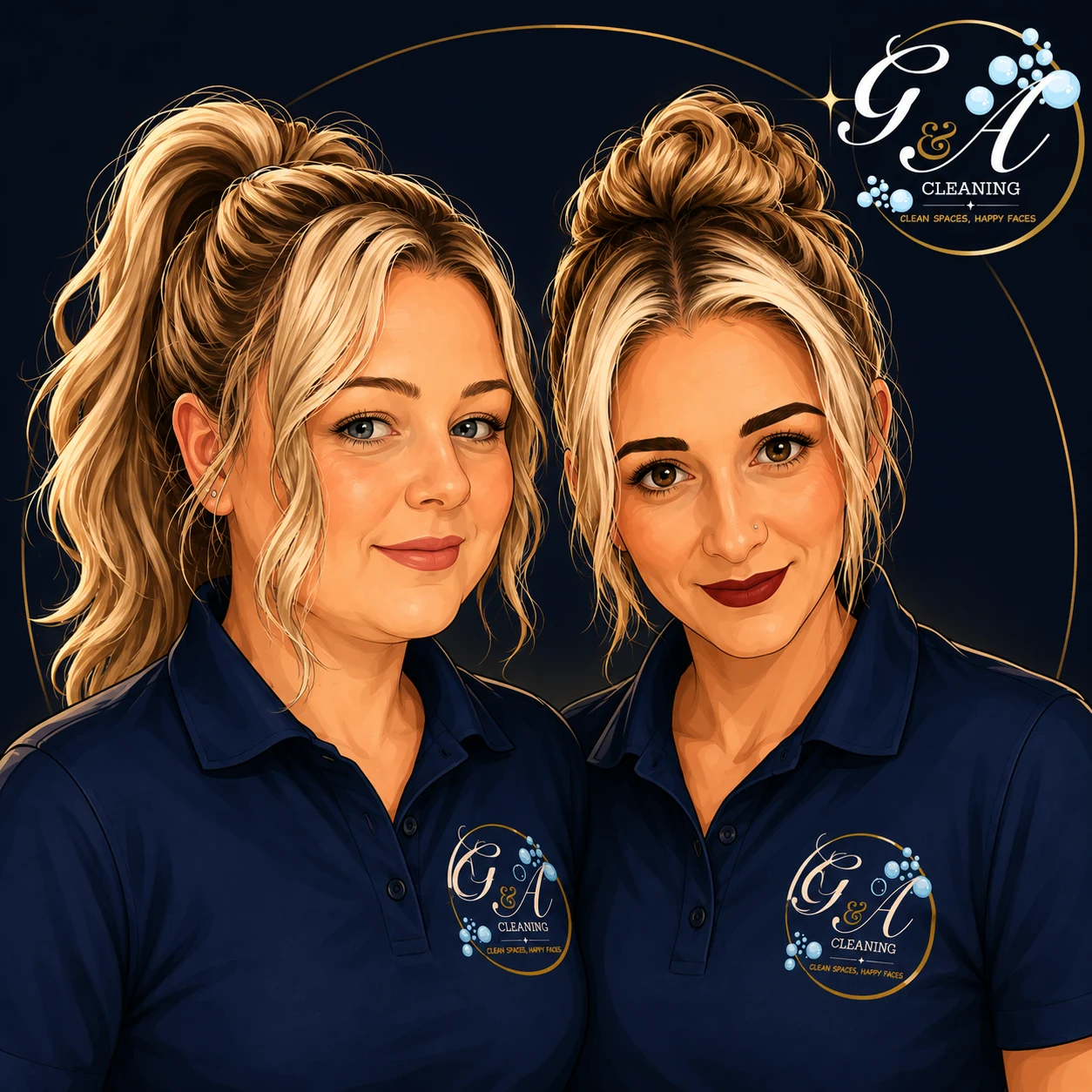 The two sisters behind G and A Cleaning